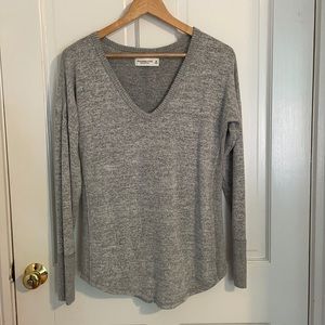 A&F “Soft and Cozy” Gray Sweater